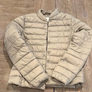H&M Light Tan Puffer Jacket
